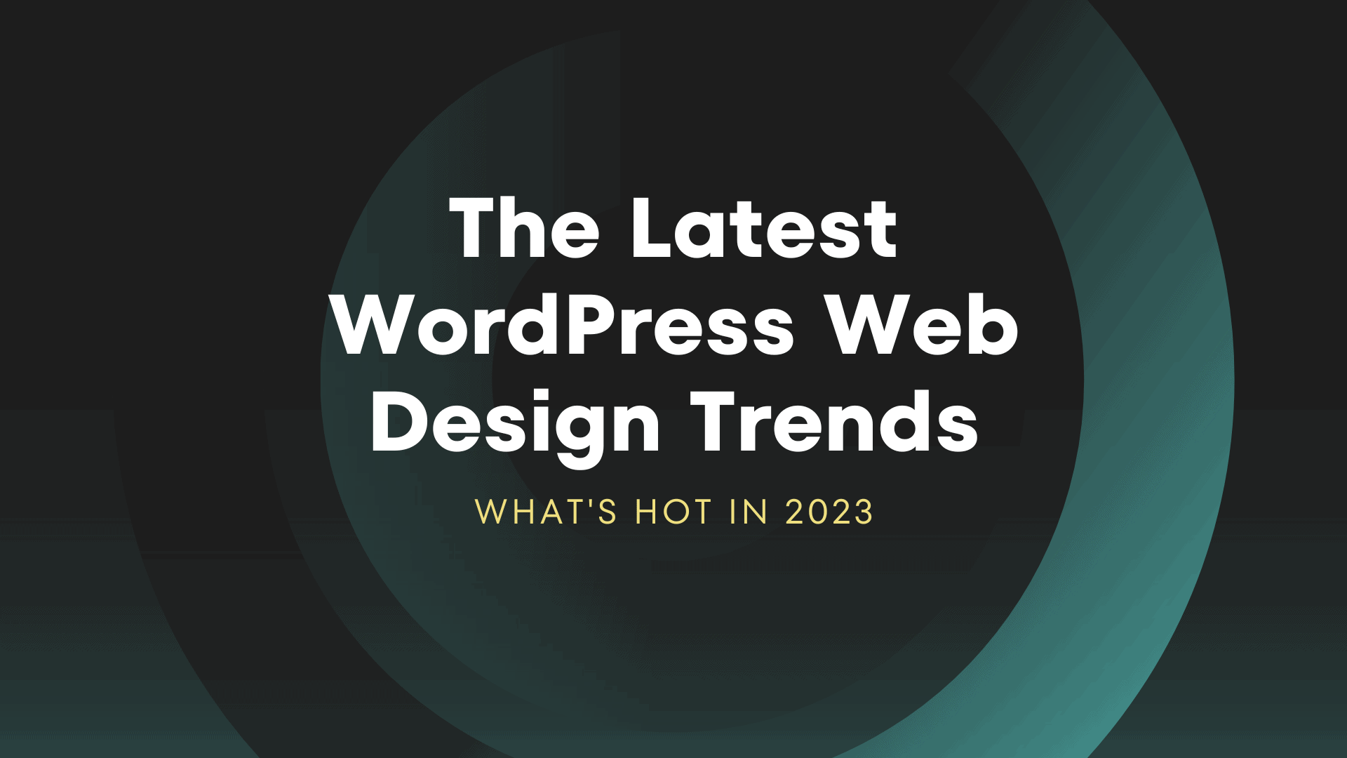 The Latest WordPress Web Design Trends